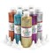 Metallic Art Glue with Glitter Bottles, 8 Colors for Crafts (8 oz, 8 Pack, 16 Caps)